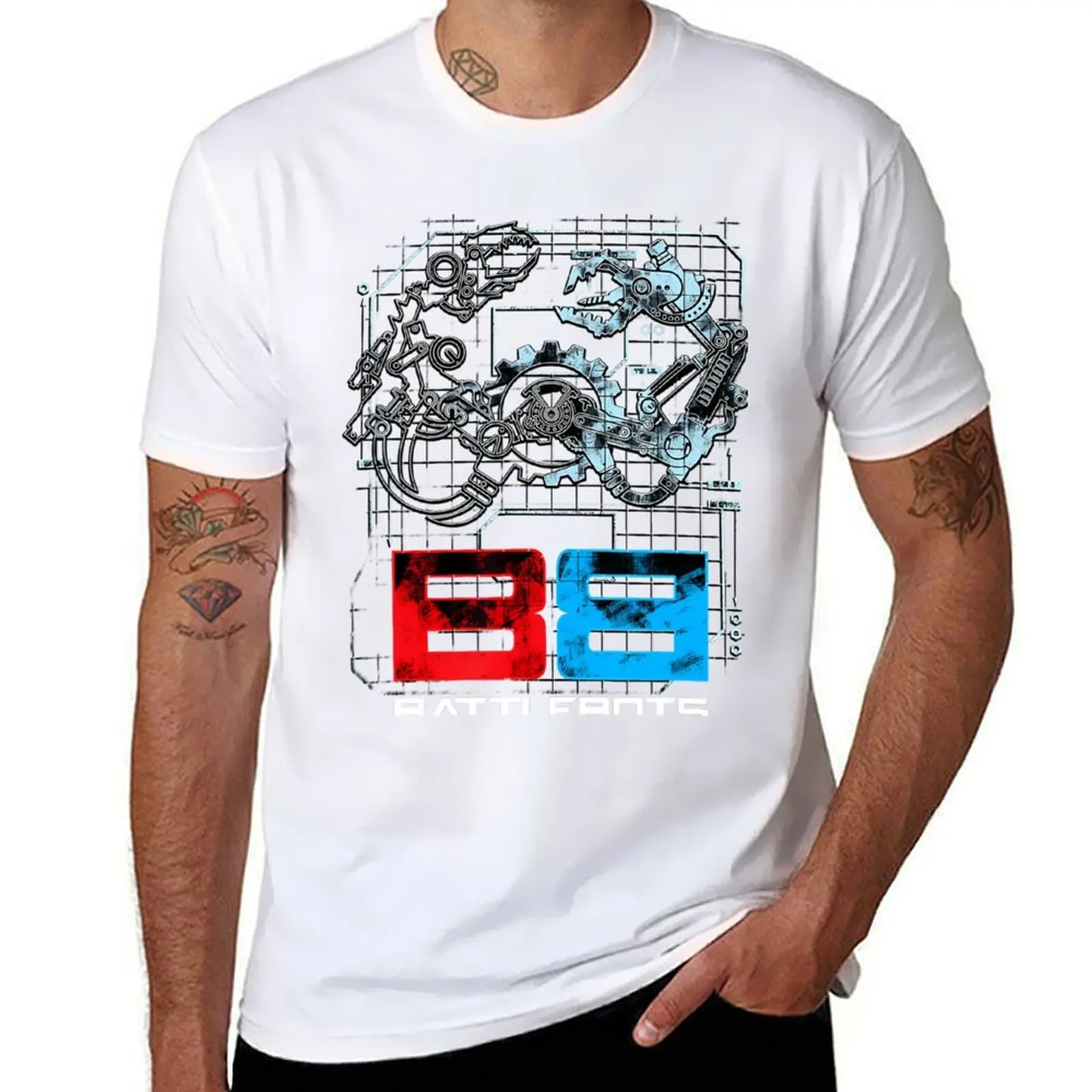 

Robot Combat Television - Vintage Show T-Shirt cotton t shirt pack black cotton t-shirt plain for man package T-Shirt