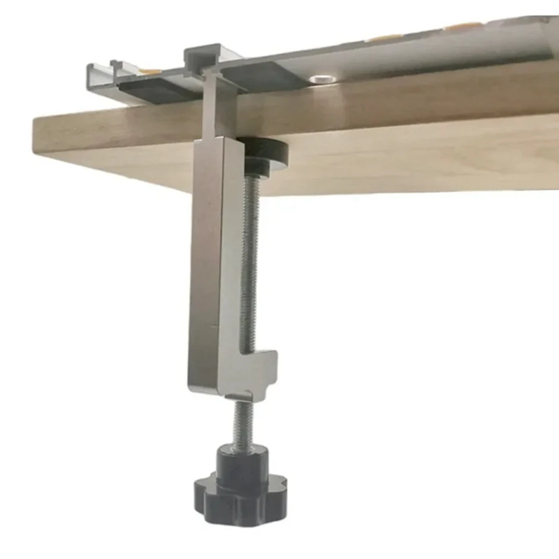 Tischklemme Universal Zaun / T-Slot / Tischkreissäge Führungsschiene Klemmen Aluminiumlegierung Feste Klemme für Holzbearbeitungswerkzeuge Zubehör