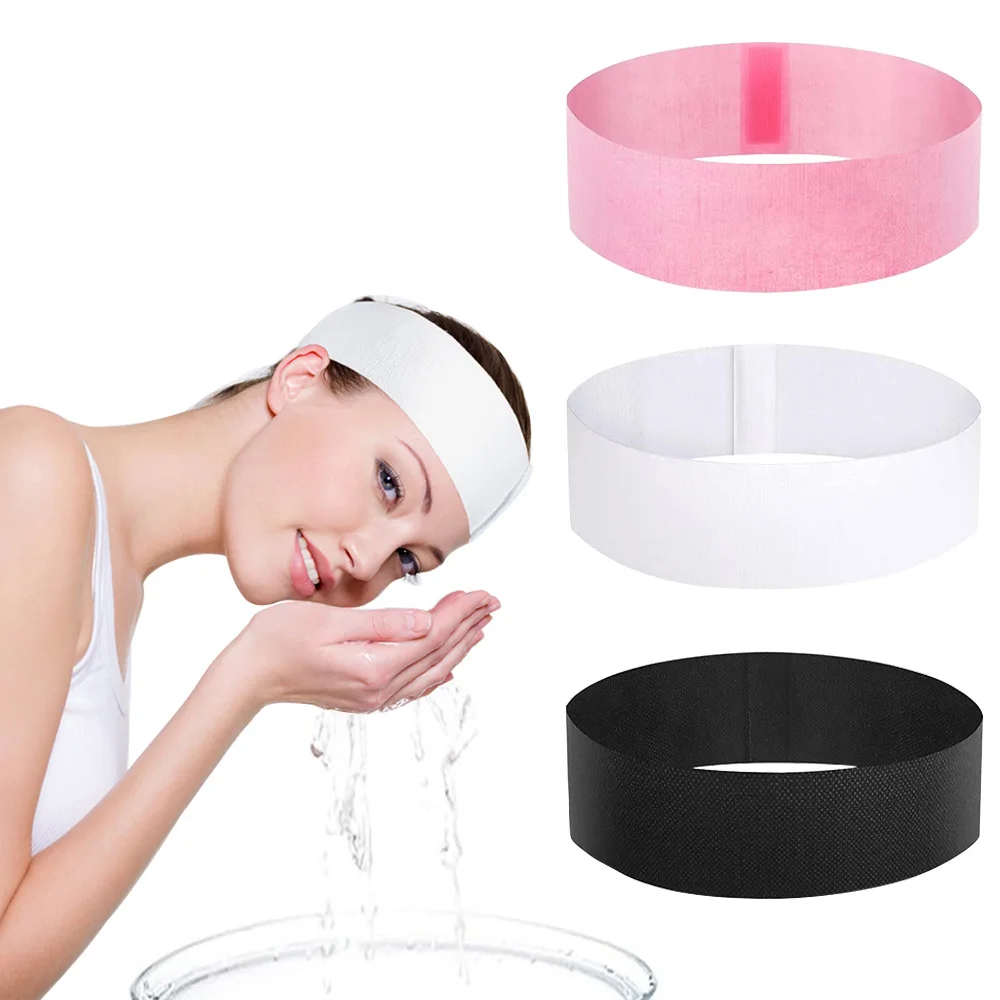 10/20pcs Spa Fasce per il viso Stretch Non tessuto Fascia per il viso Morbida cura della pelle Fascia per capelli Strumento per le donne Accessori di bellezza