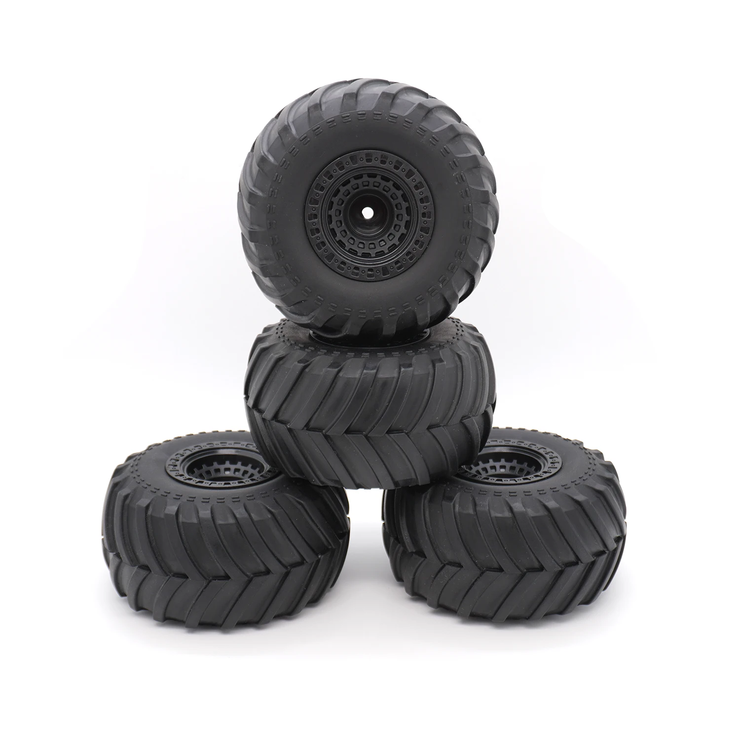 4PCS YSIDO 1/12 1/14 1/16 RC Car Non-Slip Rubber Tire 92mm Front Rear Wheel Tyre 12mm HEX for Wltoys 144001 Hyper Go HOSPEED