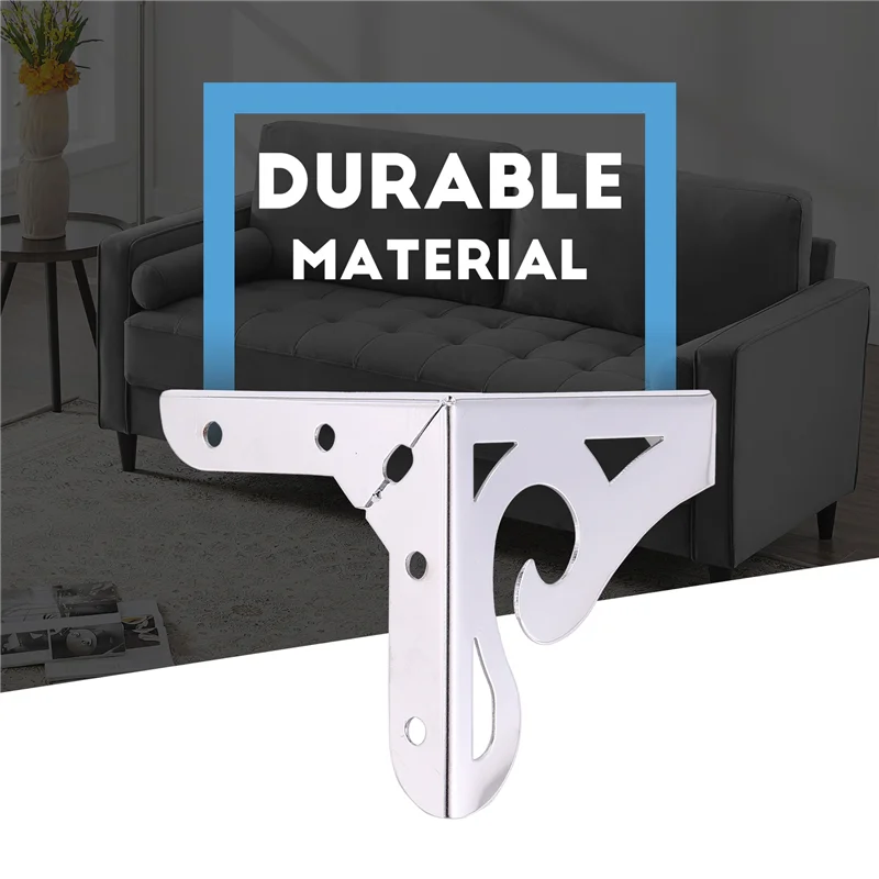

Flash Trend Hollow Out Modern Furniture Sofa Legs Metal For Sofa Table Cabinet Cupboard Set Of 4 (10CM)