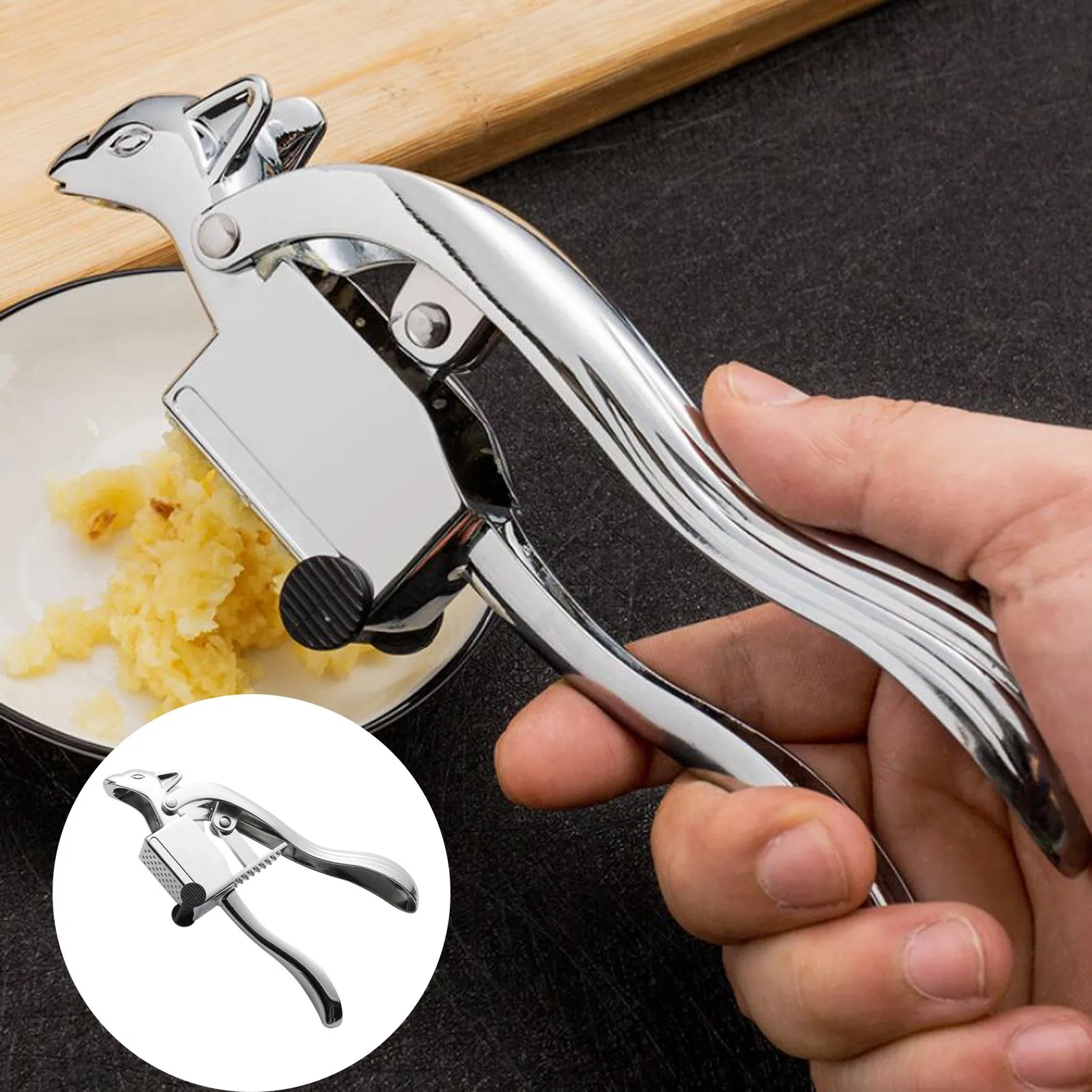 

Stainless Steel Garlic Presses Alloy Garlic Presses Squeeze Tool Fruit & Vegetable Tools Cooking Kitchen Accessories