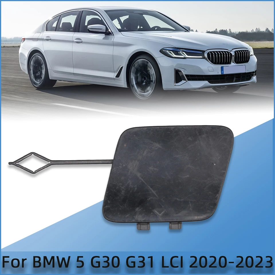 Ricambi Auto paraurti posteriore gancio di traino tappo di copertura dell'occhio per BMW 5 2020 2021 2022 2023 G30 G31 LCI guscio del rimorchio verniciato 51127475621