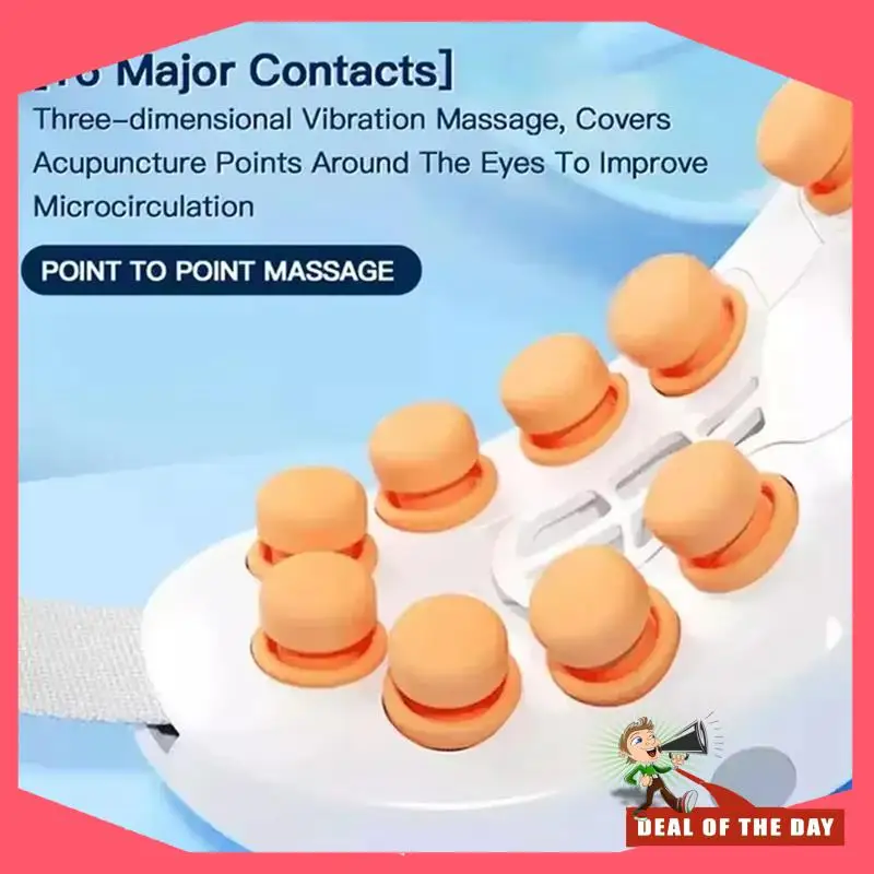 24-Hour Delivery Nano Steam Eyes Massager Eye Care Heating With Bluetooth Music To Relieve Fatigue And Reduce Dark Circles Under