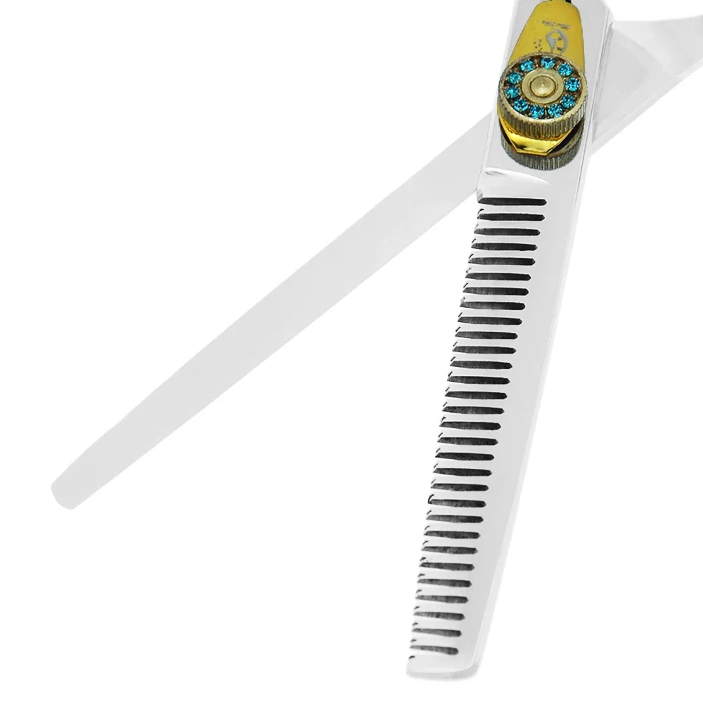 6,0 Zoll professionelle Friseurschere, Effilierschere, Haarschneideschere, Friseur- und Schönheitsschere JP440C A0087A – Detail 5
