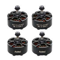 4pcs/lot UAngel 4115 X4115 400KV / 650KV 3-8S Brushless Motor Compatible 13/15/16inch Propeller for FPV RC Racing Drone Parts