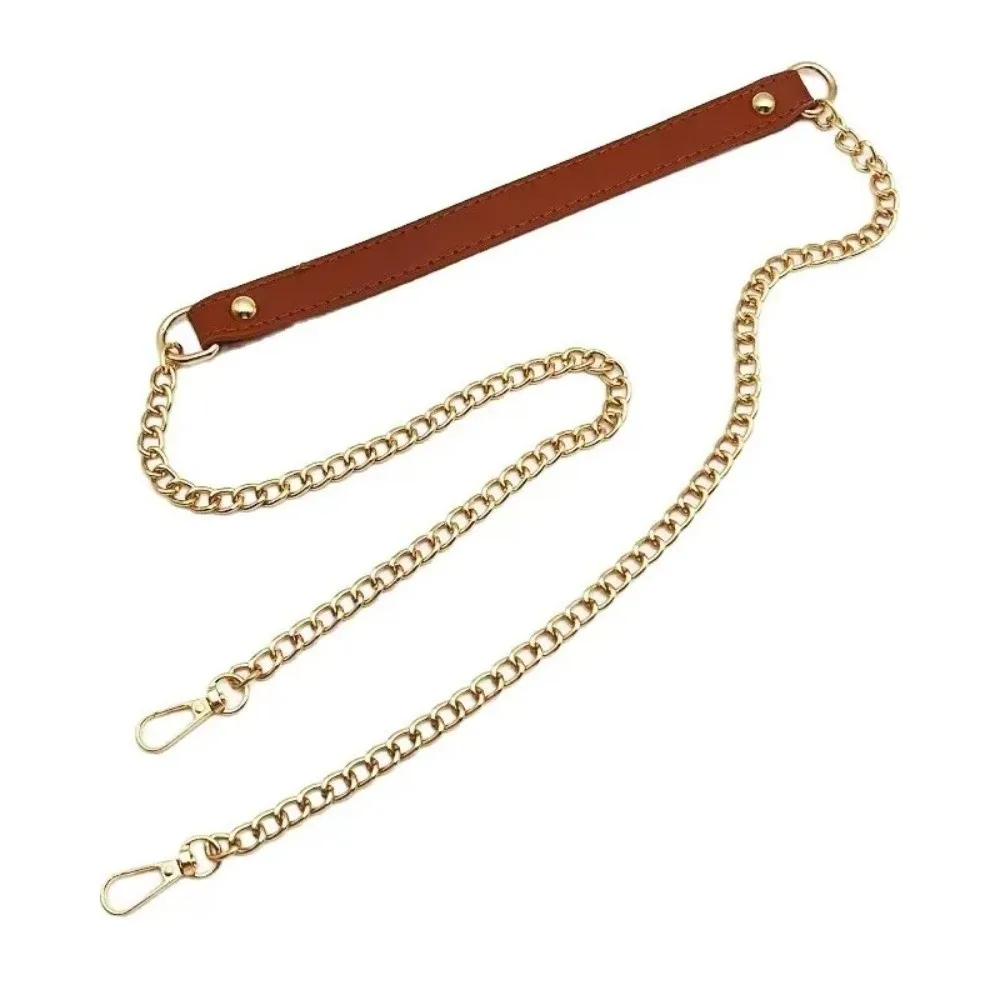 High-End Shoulder Crossbody Bag Strap PU Leather Single Replacement Strap Chain Bag Accessories Stress Relief