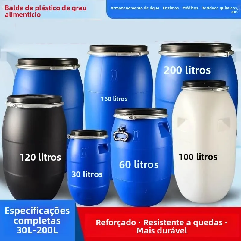 200l-fermented-beer-ing-thiened-iron-ring-barrel-chemical-barrel-round-barrel-enzyme-barrel-sewage-barrel-food-ade-sea
