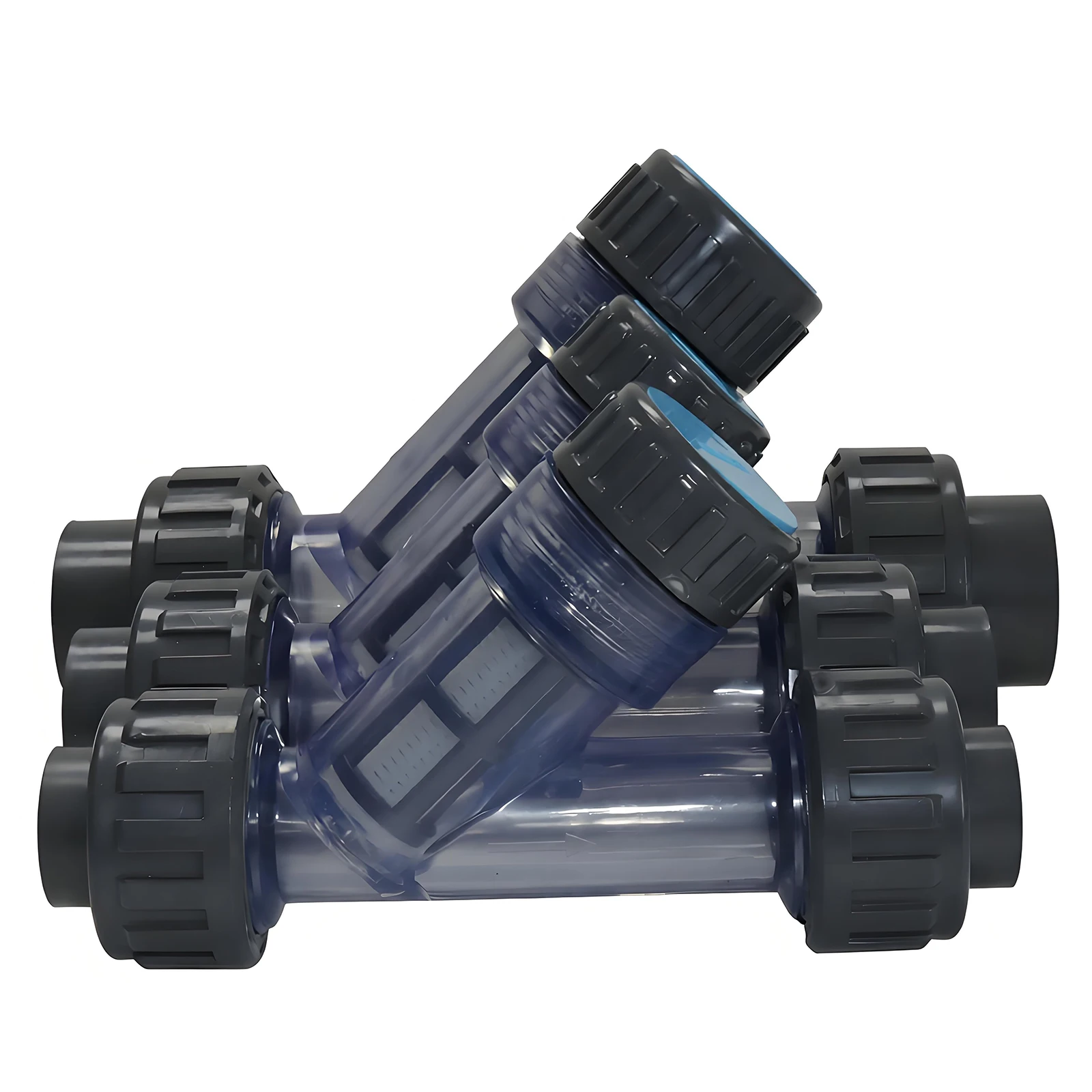 

1Pcs UPVC Water Pipe Plastic Filter DN20/25/32 Pipe Connectors Garden Irrigation Filter Sprayer Pump Filtering Adapter Y filter