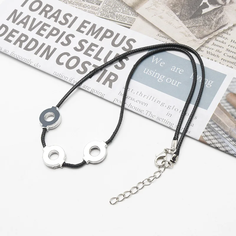 Collar de Anime Uchiha Itachi, cadena de suéter Unisex, ropa de Cosplay, accesorios de joyería, regalo