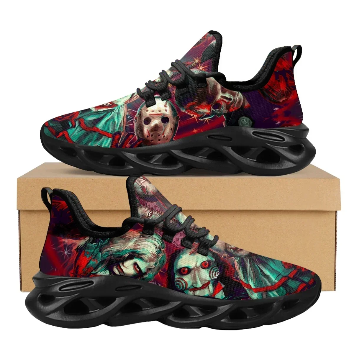 Women'S Shoes For Tennis - Horror Movie Killer Character Sneakers for