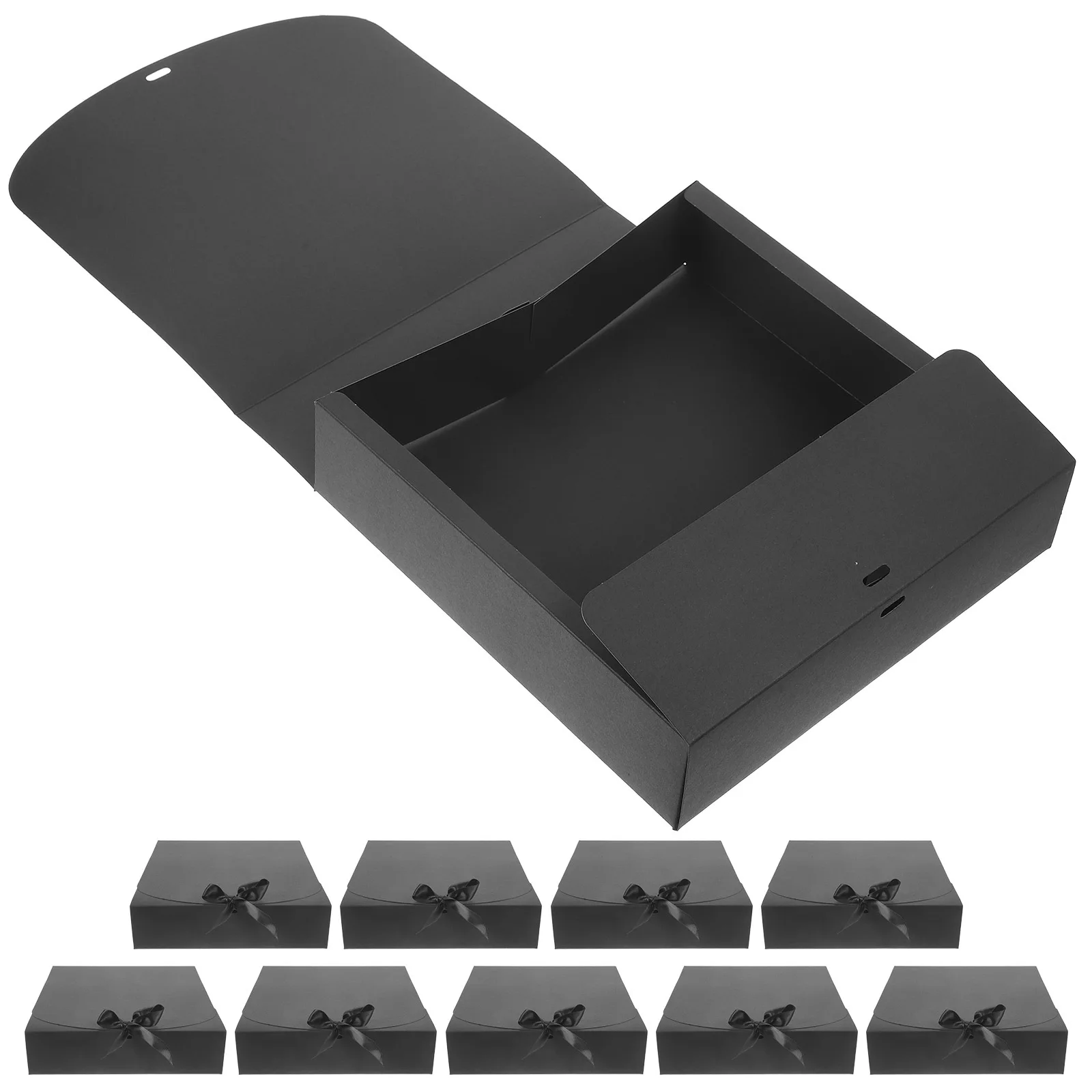 

10Pcs Gift Packing Boxes Kraft Paper Thickened Flip Lid Multi-Functional Storage Box for Wedding Candy Cosmetics Packaging Boxes