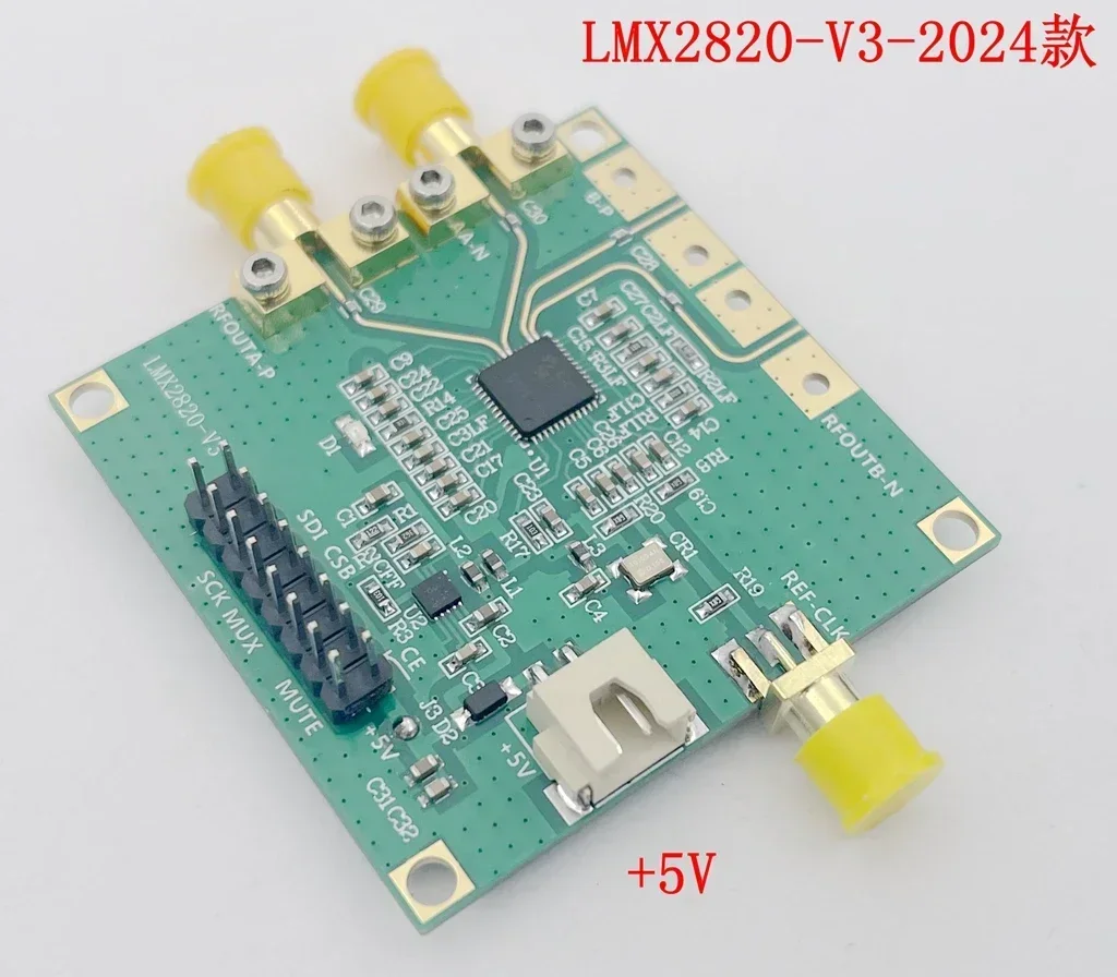 NEW Version LMX2820 5.65-11.3GHz High-power Output Board Low Phase Noise Source Evaluation Board Development Board