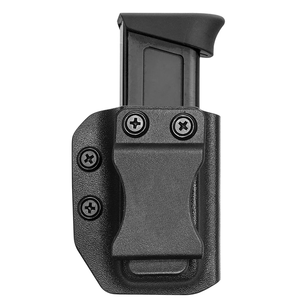 

Universal Magazine Holster IWB/OWB Conceal Carry Mag Holster Kydex Mag Holder for 9mm/.40 Double Stack Glock 17 Glock 19