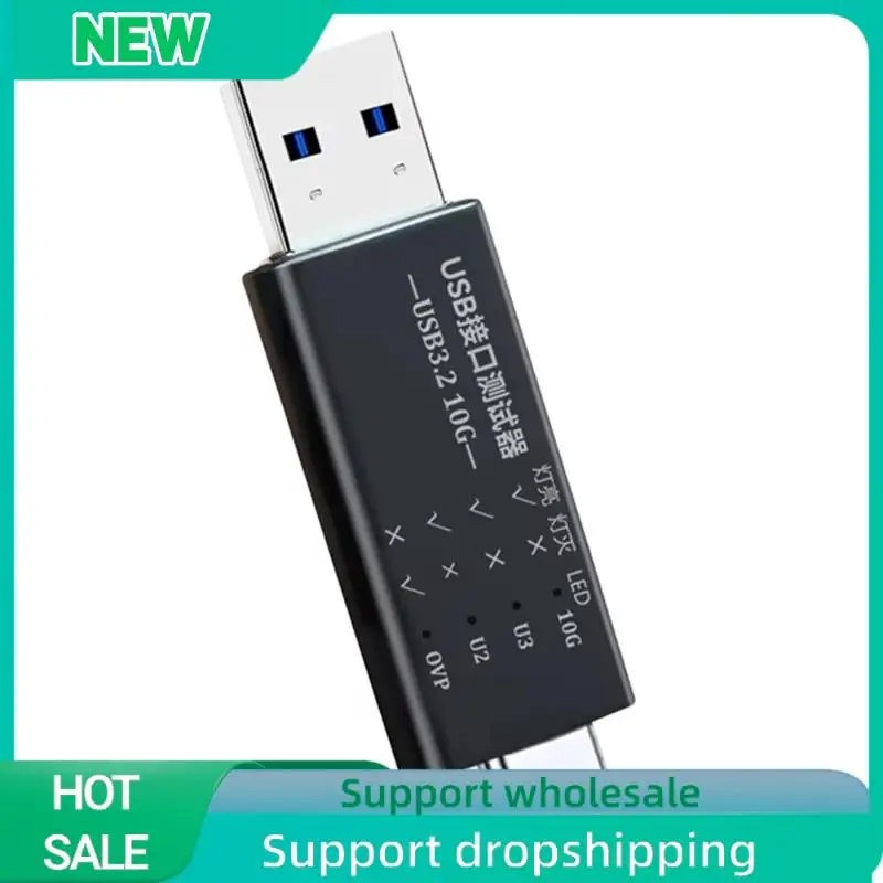 Solid 10Gbps USB3.2 Interface Tester HUB QC Test Type-C Docking Station USB Port Function Quick Test Voltage Test Free Driver