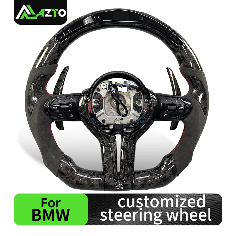 

Modified High Carbon Fiber Perforated Leather Steering Wheel m Performance for BMW F10 F20 F22 F30 F40 Car Steering Wheel