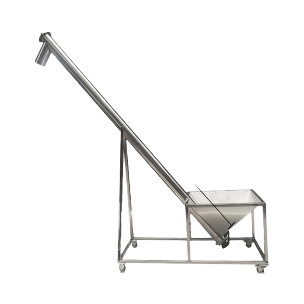 

Automatic Stainless Steel Screw Spiral Loading Conveyor Machine for Plastic Mixer Feeder Featuring New Condition PLC Bearing