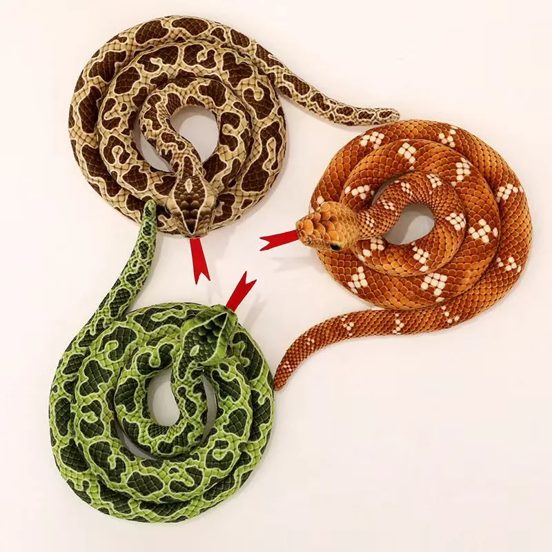 

Забавная имитация питона, подушка, кукла, змеиный год, талисман, высокая стоимость, плюшевая игрушка, подарок на день рождения для мужчин и детей
