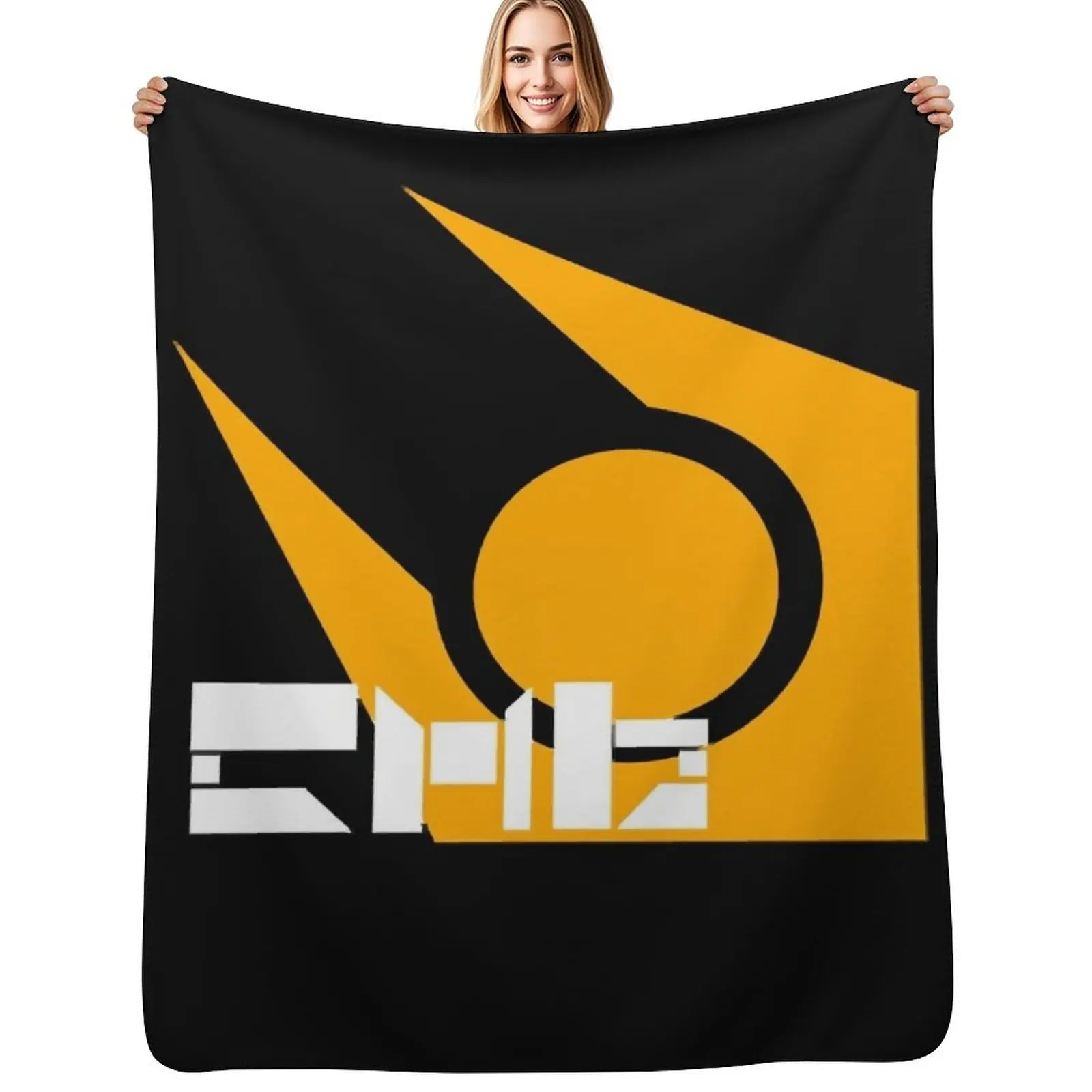 

Half-Life Alyx Combine Logo Premium Throw Blanket Travel Size Cozy Blanket for Plane Train