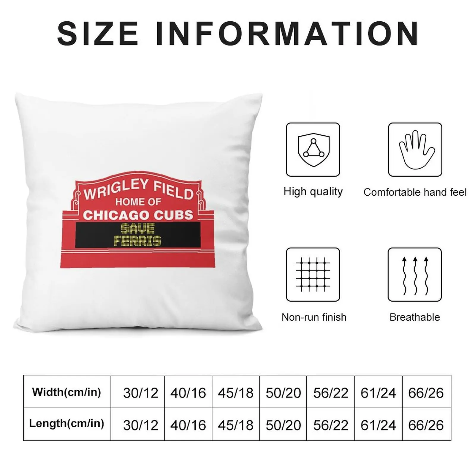 Save Ferris – Wrigley Throw Pillow bed pillows Sofa Cushions Covers pillow