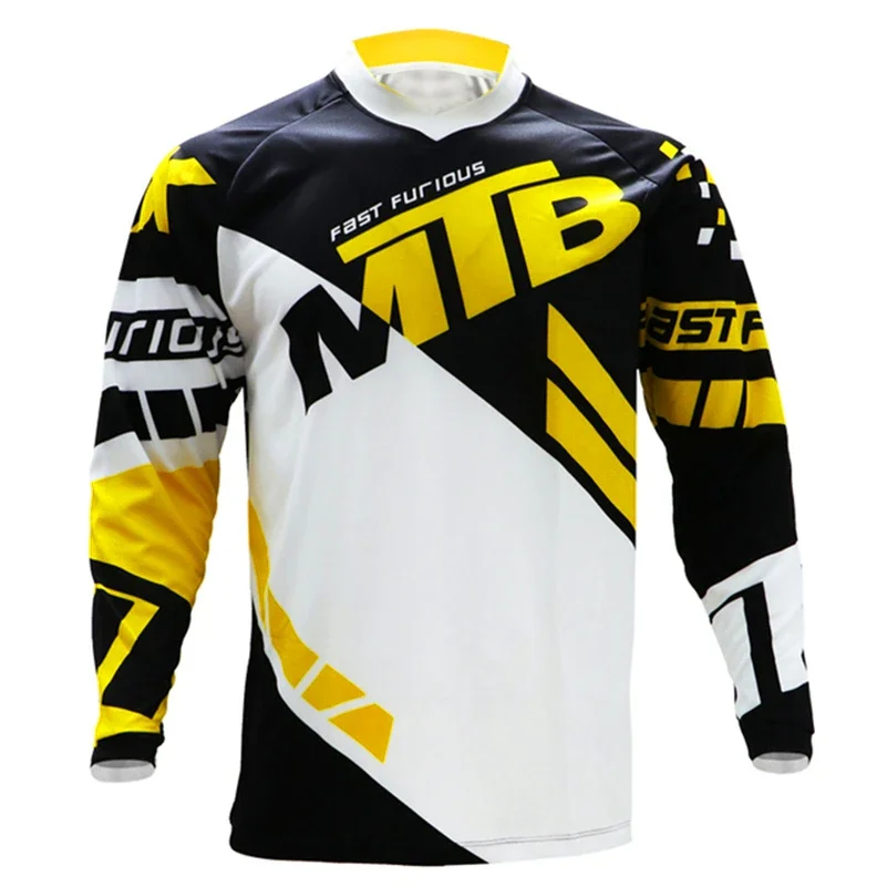 New Motocross Mtb Downhill Jersey MX Cycling Mountain Bike DH Maillot Ciclismo Hombre Quick Dry Jersey Racing