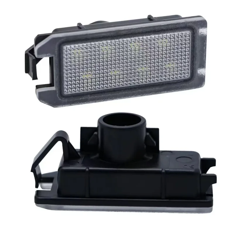 2pcs For Jeep Compass 2014 2015-2017 Grand Cherokee 2014-2020 Patriot 2014-2017 6000K White LED License Number Plate Light Lamps