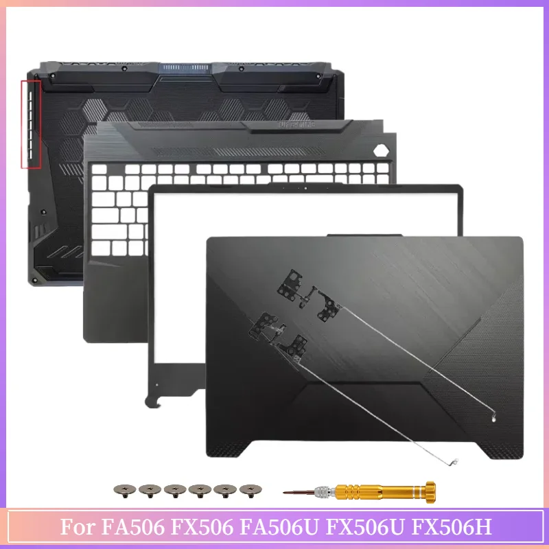 

Новинка для FA506 FX506 FA506U FX506U FX506H задняя крышка ЖК-дисплея, передняя панель, верхняя крышка упора для рук, нижняя петля корпуса