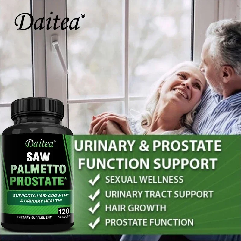 Saw Palmetto Capsules Help Promote Prostate Health,Reduce Baldness and Thinning Hair &Regulate Hormonal Sex Capsules in The Body