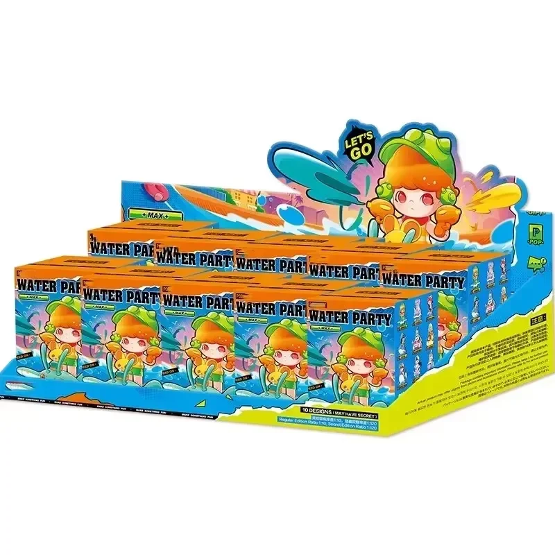 

100% Original Water Party Series Blind Box Toys Kawaii Surprise Guess Bag Cute Doll Anime Figure Home Model for Girls Gift