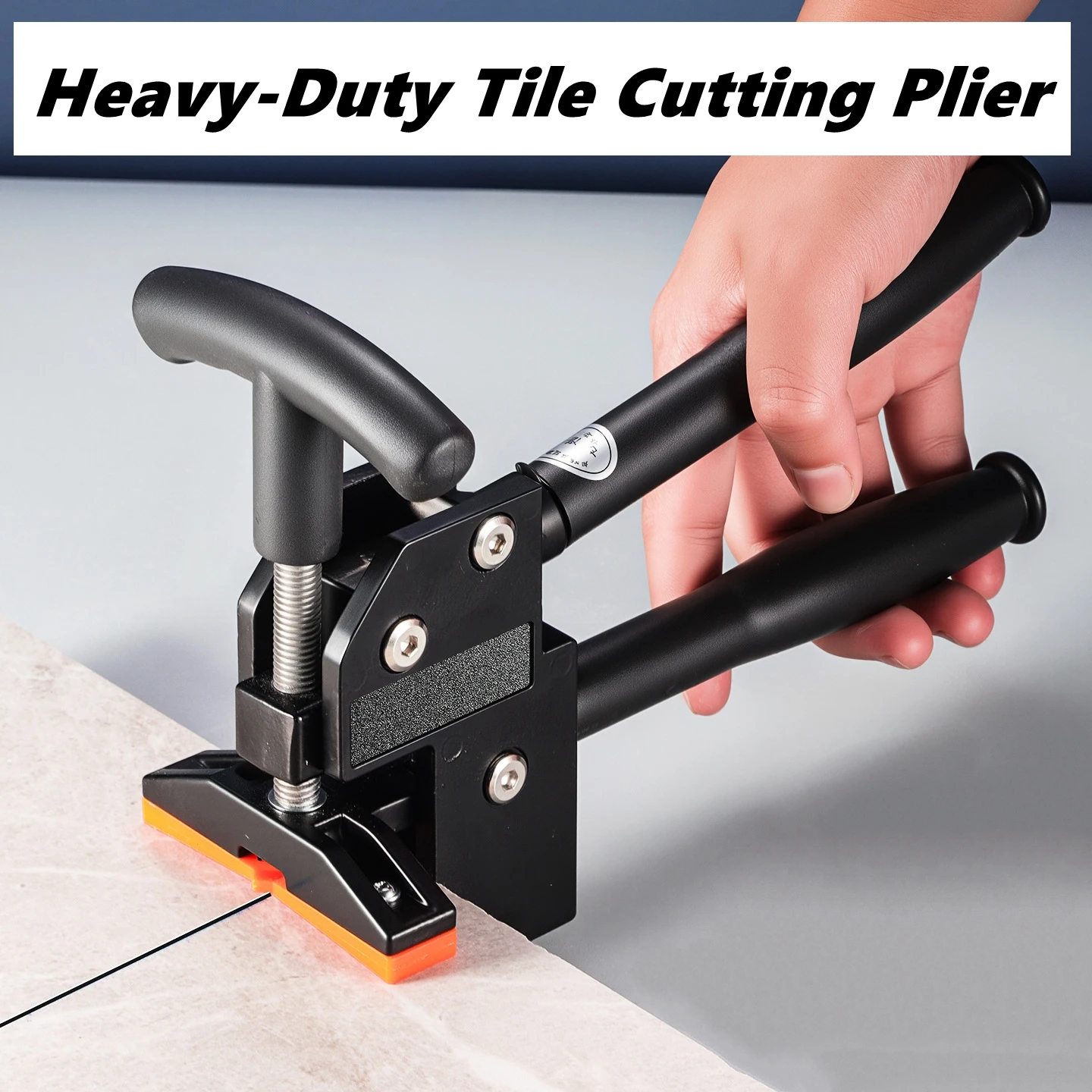 Heavy Duty Tile Cutting Breaking Pliers Manually Press Tile Opener With Torsion Handle For Ceramic Tile Installation Hand Tool