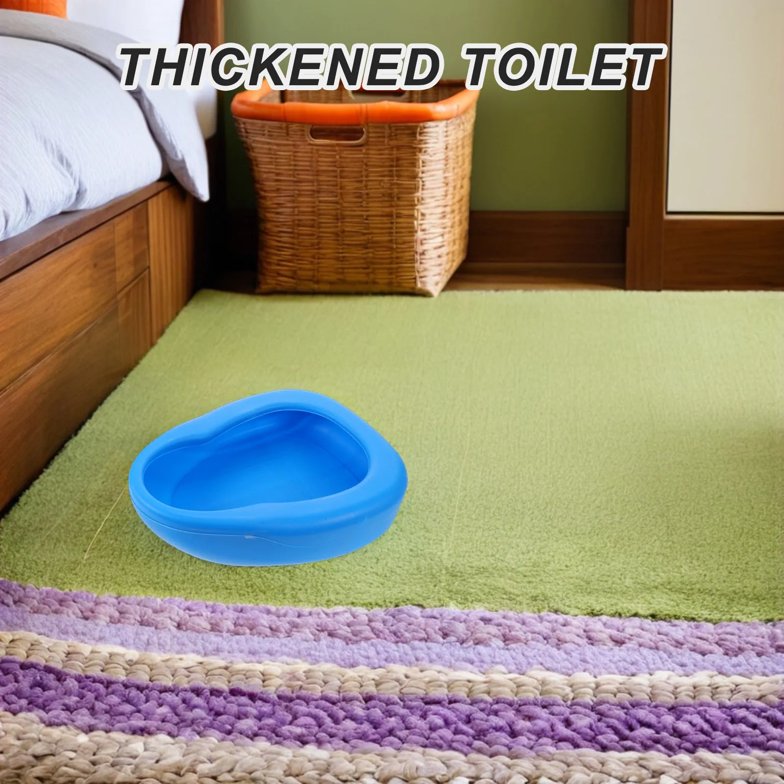 Heavy Duty Thick Toilet Seat Cushion Ergonomic Contoured Shape Non Slip Bottom Washable Fabric Comfort Support for Disabled