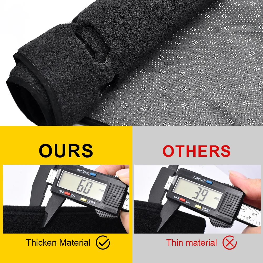 

Чехол на приборную панель автомобиля с левым рулем, коврик для Hyundai Palisade 2020-2024, анти-УФ-защита от солнца на приборной панели, защитный ковер без HUD, антибликовый