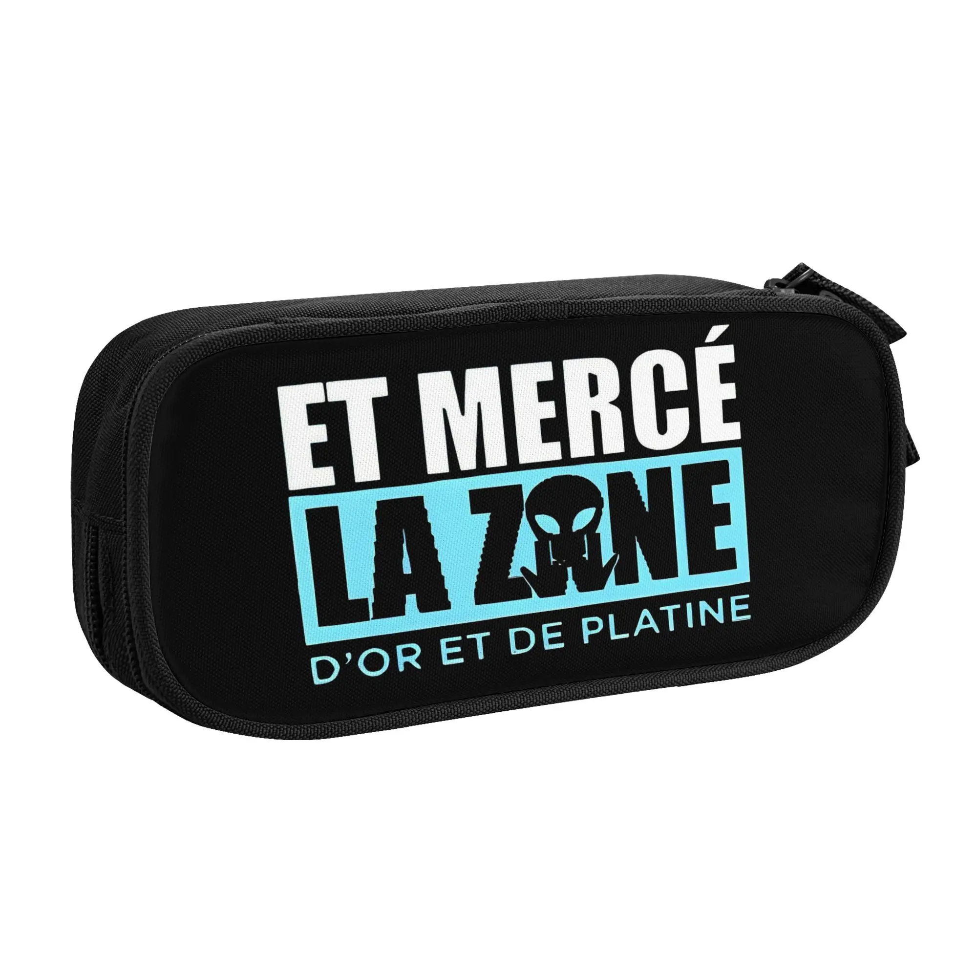 JuL French Popular Singer Rapper  Korean Pencil Cases Boys Girls Large Storage  Pencil Bag Pouch Students Stationery