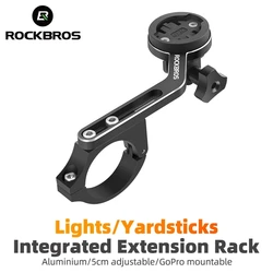 ROCKBROS Bicycle Light Holder Aluminum Bike Lamp Bracket D3-1000 Gopro Mount IGS / Garmin / Bryton / Cateye Computer Holder