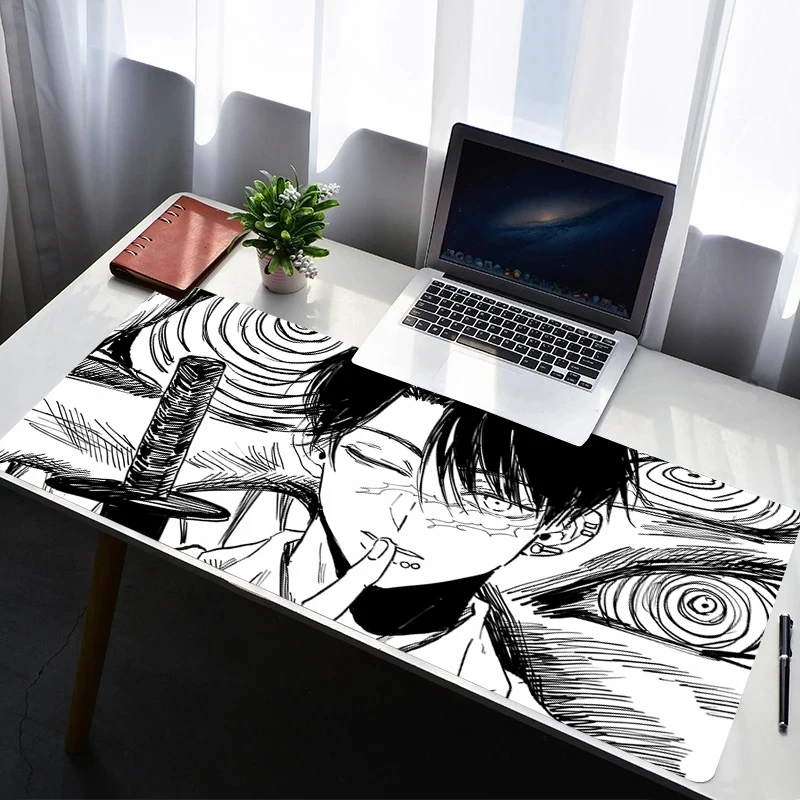 Mouse Pad Computer Gamer PC Accessories Mousepad Rubber Non Slip Desk Mat Laptop Gamer C-chainsaw Man Hayakawa Aki Keyboard Pad