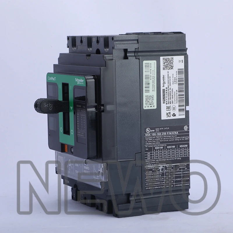 Original Schneider Electric NSX 4P Type 100F/160F/250F/400F/630F Complete Molded Case Circuit Breaker