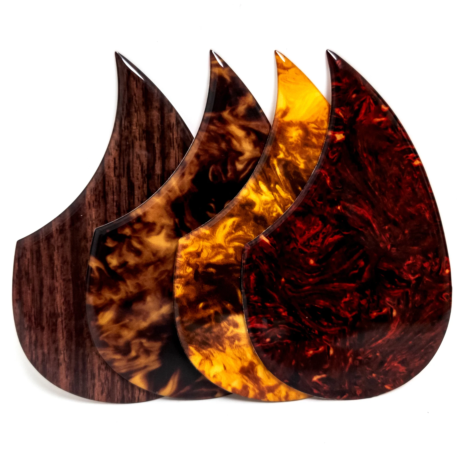 

Acoustic Guitar Pickguard Thick 2mm Scratch Plate For OM 38"-41" Guitar Protector Self-Adhesive Protection Plate