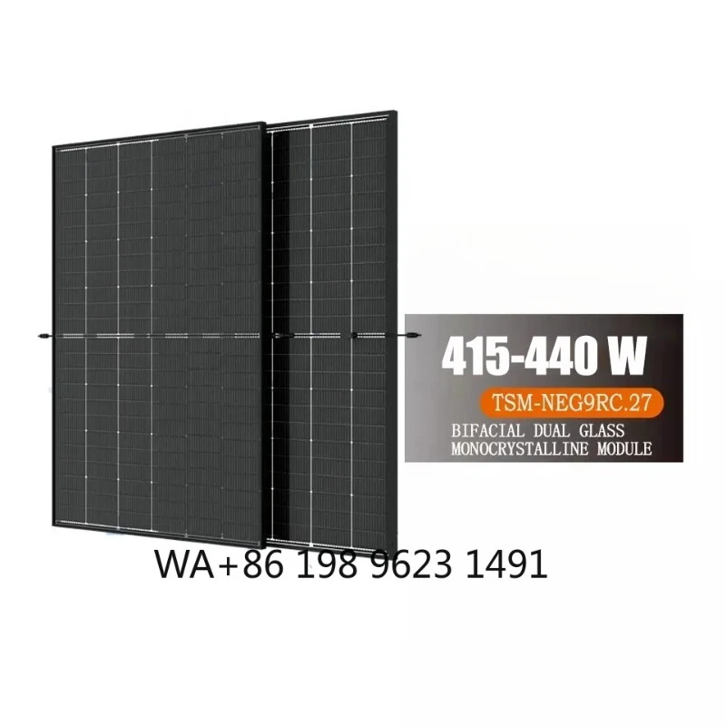 430W-440W LA Stock Bifacial A-grade N-type 144 Cell Solar Panels Residential Use