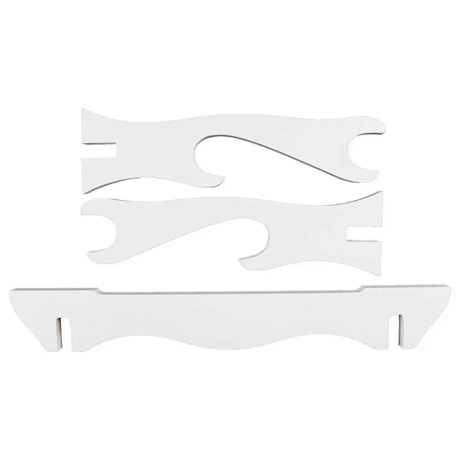 Horizontal Wooden Holder Desktop Display Stand for Swords Flutes Collectibles Smooth Surface Safe Touch Home Decor