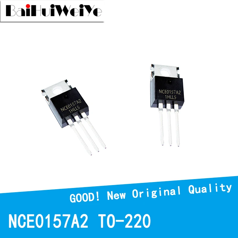 10PCS/LOT NCE0157 NCE0157A NCE0157A2 100V 57A MOS Field Effect Tube TO-220 New Good Quality Chipset