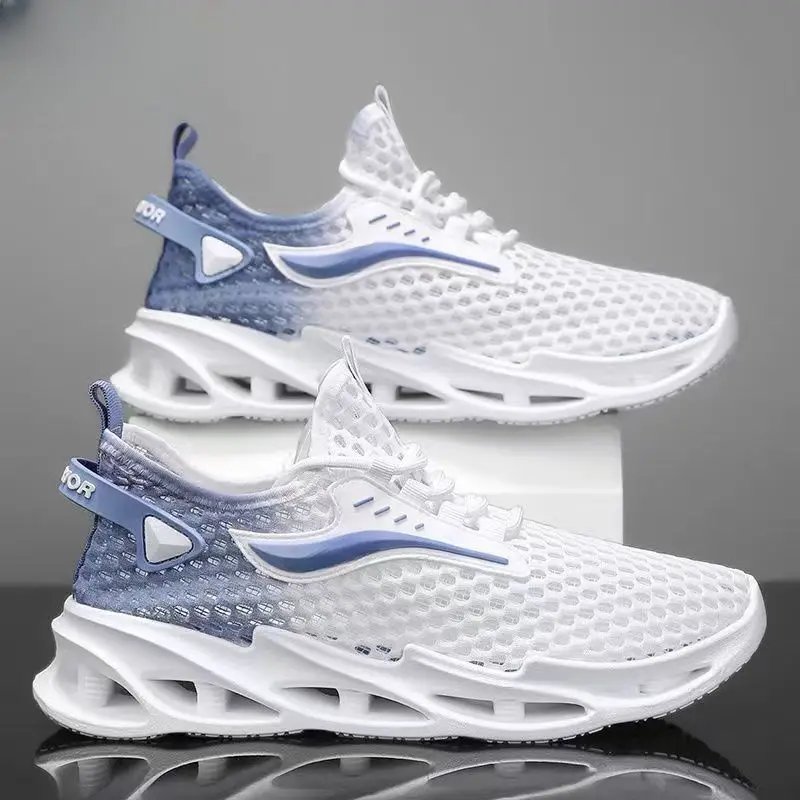

Luxury Men's Casual Shoes Mesh Sneakers Breathable New Hollow Sneakers for Men Classic Original Trends 2026 Male Tennis Shoes
