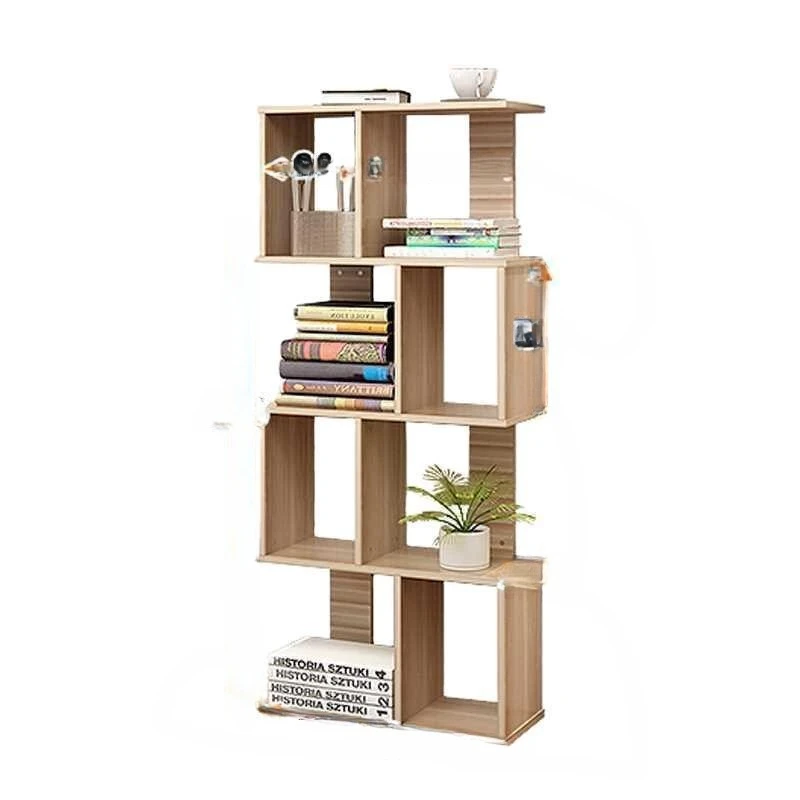 

Simple and modern, free combination bookshelf S-shaped shelf