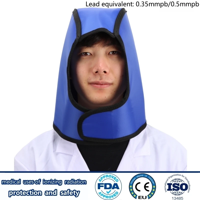 Recommend X-ray Gamma Ray Radiological Protection 0.35mmPb/0.5mmPb Adult Lead Cap Ionizing Radiation Protective Lead Cap