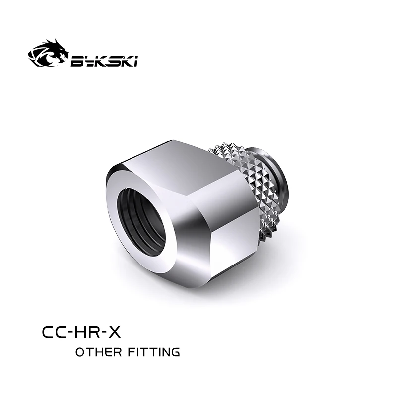 Bykski G1/4 ''10/15/mm Excentrische Fitting 360 Graden Vrij Draaibare Gewrichten Computer Waterkoeling Offset adapter Connector CC-HR-X