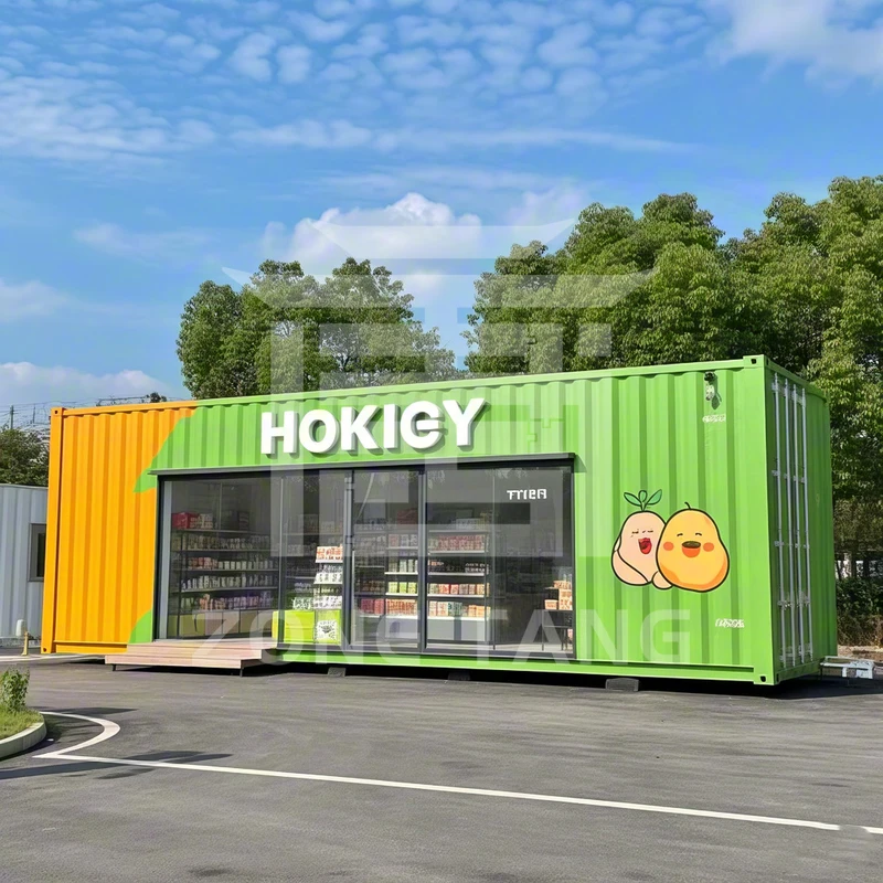 Günstige Hauscontainergebäude Hochwertige Mode Modulare erweiterbare Häuser Windbeständigkeit Modulare vorgefertigte Häuser Villa