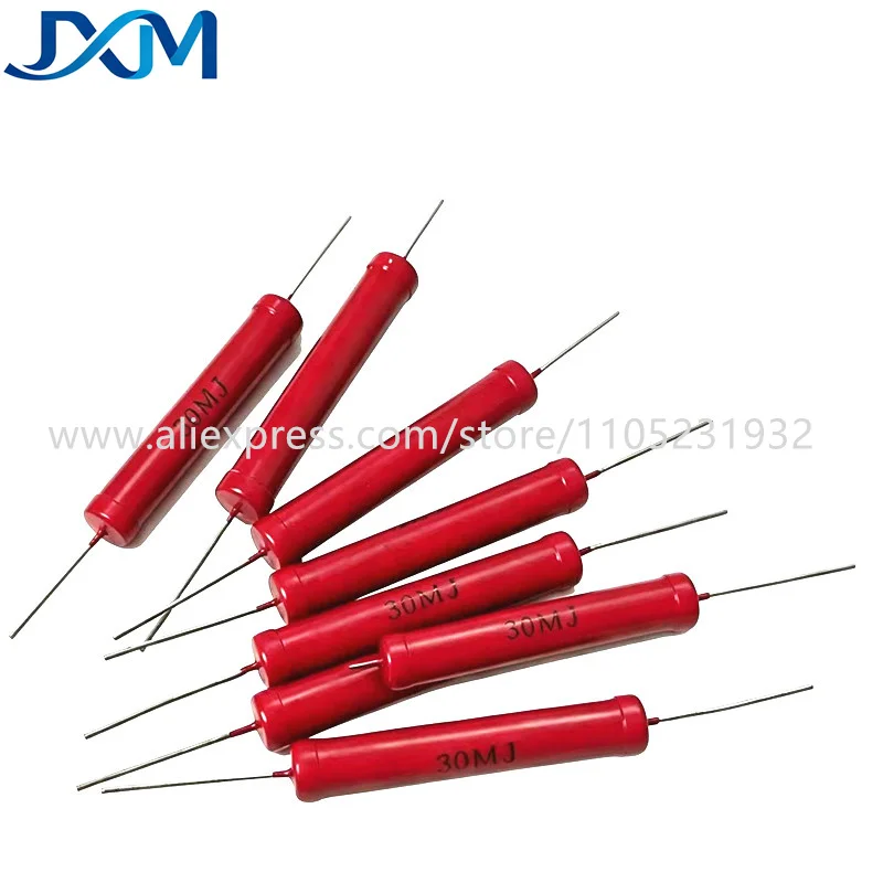 1pcs RI80 5W Non-Inductive High-Voltage Resistor 10R 200R 10K 30K 50K 100K 150K 200K 300K 500K 1M 2M 3M 5M 20M 1G 5G 50G 100G 1T