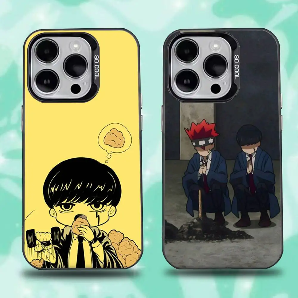 Mashle Magic Muscles Mash Funda de teléfono para iPhone 16,15,14,13,12,11, Mini,Pro,E,SE4,XS,MAX Black Candy Matte Cover