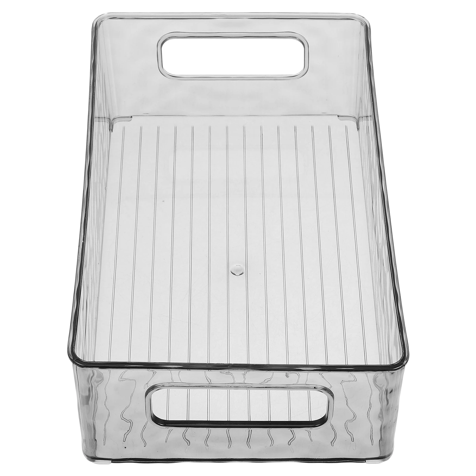 

Luxury Transparent Box Rectangular Plastic Home ganization Bins Fridge Utility Cart Accessories Pantry Stackable Baby