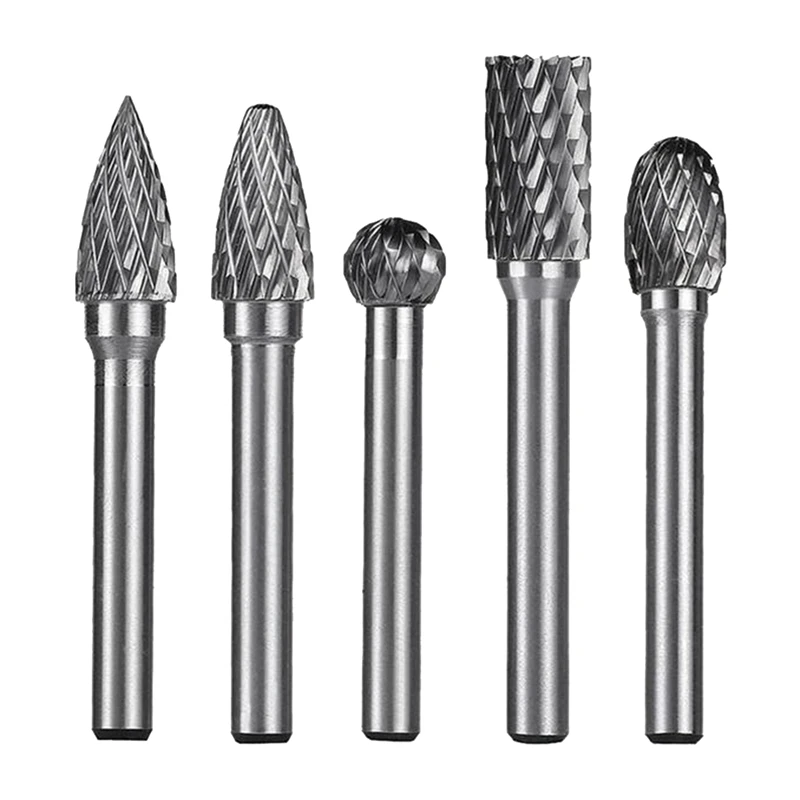 

1Set 6-10Mm 1/4 Inch For Abrasive Tool Milling Cut Carbide Set Carving Tool Die Grinder-Shank Set Rotary Cutter