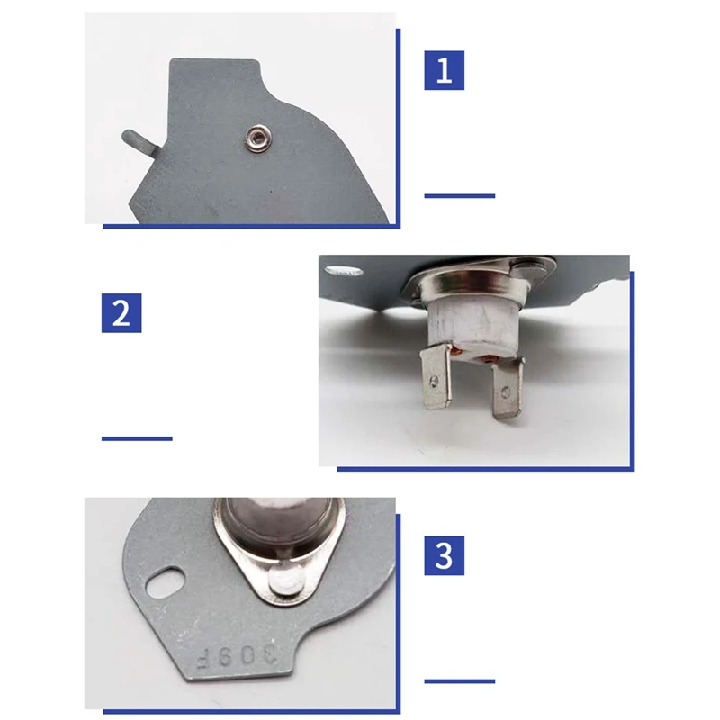 5 Pieces Of Thermal Fuse Replacement Parts Suitable For 3973393 Clothes Dryer Replacement AP3094244 3399848 AH334299